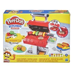 Hasbro Play-Doh Kitchen Creations Grill 'n Stamp Playset ฮาสโบร แป้งดินน้ำมันเด็ก เพลย์โดว์ คิทเช่น ครีเอชั่น กริล แอนด์ แสตมป์ เพลย์เซ็ท ลิขสิทธิ์แท้
