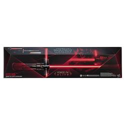 ดาบไลท์เซเบอร์ Hasbro สตาร์ วอร์ ไคโร เรน Star Wars The Black Series Supreme Leader Kylo Ren Force FX Elite Lightsaber with Advanced LED, Sound Effects มีเสียง มีไฟ สีแดง ลิขสิทธิ์แท้