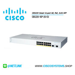CBS220-16P-2G-EU (CBS220 Smart 16-port GE, PoE, 2x1G SFP)