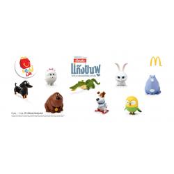 โมเดลของเล่นแมคโดนัลด์(McDonald's) แฮปปี้มีล Happy Meal ชุด The Secret Life of Pets (2016)