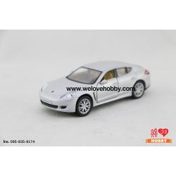 โมเดลรถซุปเปอร์ คาร์ Porsche Panamera สีเทา Scale 1:40