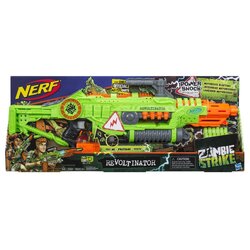 Hasbro Nerf Zombie Strike Revoltinator Toy Blaster ฮาสโบร ปืนยิงกระสุนโฟม เนิร์ฟ มีเสียง มีไฟ ลิขสิทธิ์แท้