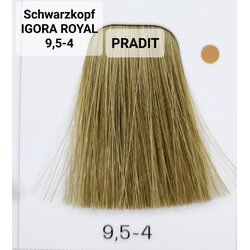 Schwarzkopf Igora Royal ครีมย้อมผม อีโกร่า รอยัล เบอร์ 9,5-4 (60ml) 80 กรัม