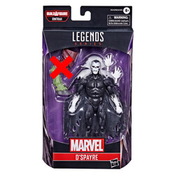 Hasbro Marvel Legends Series D’Spayre 6-inch Figure ฮาสโบร มาร์เวล เลเจนด์ ซีรี่ย์ส หุ่นโมเดลฟิกเกอร์ ดี สปราเรย์ ขนาด 6 นิ้ว (No BAF) ลิขสิทธิ์แท้