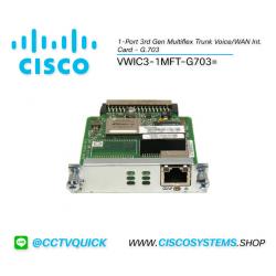 VWIC3-1MFT-G703= (1-Port 3rd Gen Multiflex Trunk Voice/WAN Int. Card - G.703)