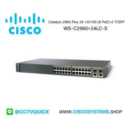 EOL WS-C2960+24LC-S (Cisco Catalyst 2960 Plus 24 10/100 (8 PoE) + 2 T/SFP LAN Lite) ** C1000-24P-4G-L,C1000FE-24P-4G-L