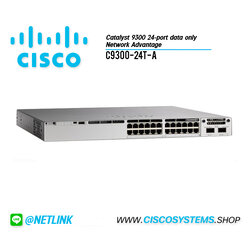 C9300-24T-A (Catalyst 9300 24-port data only, Network Advantage)