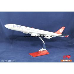 โมเดลเครื่องบิน Turkish Airlines (Airbus A340) ตุรกี ลำใหญ่