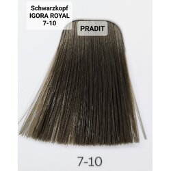 Schwarzkopf Igora Royal ครีมย้อมผม อีโกร่า รอยัล เบอร์ 7-10 (60ml) 80 กรัม