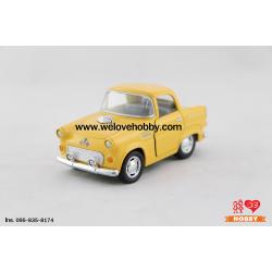 โมเดลรถคลาสสิค 1955 Ford Thunderbird ไซส์เล็ก สีเหลือง Scale : 4”