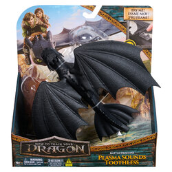 HOW TO TRAIN YOUR DRAGON BATTLE DRAGONS PLASMA SOUNDS TOOTHLESS โมเดล ของเล่น ฟิกเกอร์ เขี้ยวกุด มีเสียง ขนาด 13 นิ้ว ลิขสิทธิ์แท้