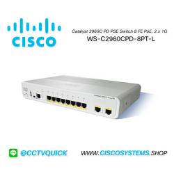 EOL WS-C2960CPD-8PT-L (Cisco Catalyst 2960C PD PSE Switch 8 FE PoE, 2 x 1G,PoE+LAN Base) ** WS-C3560CX-8PT-S