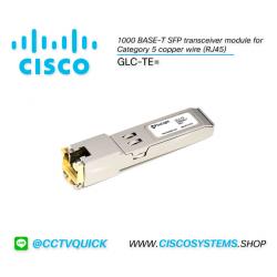 GLC-TE= (1000 BASE-T SFP transceiver module for Category 5 copper wire RJ45)