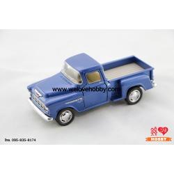 โมเดลรถ 1955 Chevrolet Chevy Stepside Pick-Up สีน้ำเงิน Scale 1:32