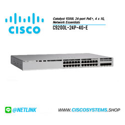 C9200L-24P-4G-E (Catalyst 9200L 24-port PoE+, 4 x 1G, Network Essentials)