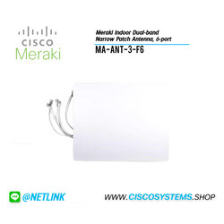 MA-ANT-3-F6 (Meraki Indoor Dual-band Narrow Patch Antenna, 6-port)