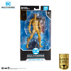 McFARLANE DC Multiverse The Flash Earth-52 (Gold Label Collection) แมคฟาร์เลน ดีซี มัลติเวิร์ส หุ่นโมเดลฟิกเกอร์ เดอะ แฟลช เอิร์ท-52 ขนาด 7 นิ้ว ลิขสิทธิ์แท้