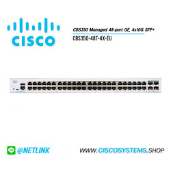 EOL CBS350-48T-4X-EU (CBS350 Managed 48-port GE, 4x10G SFP+) ** C1300-48T-4X