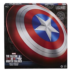 Hasbro Marvel Legends Falcon and Winter Soldier Captain America Role Play Shield ฮาสโบร อเวนเจอร์ส มาร์เวล ลีเจนท์ ฟอลคอน แอนด์ วินเทอร์ โซลเยอร์ โล่ กัปตันอเมริกา ขนาด 1:1 ลิขสิทธิ์แท้