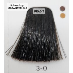 Schwarzkopf Igora Royal ครีมย้อมผม อีโกร่า รอยัล เบอร์3-0 สีน้ำตาลเข้ม (60ml) 80 กรัม