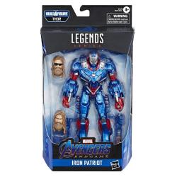 Hasbro Marvel Legends Series Avengers : Endgame 6-inch Iron Patriot Figure ฮาสโบร มาร์เวล เลเจนด์ ซีรี่ย์ส อเวนเจอร์ส หุ่นโมเดลฟิกเกอร์ ไอรอน แพทริออท 6 นิ้ว ลิขสิทธิ์แท้