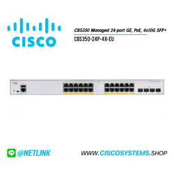 EEOL CBS350-24P-4X-EU (CBS350 Managed 24-port GE, PoE, 4x10G SFP+) ** C1300-24P-4X