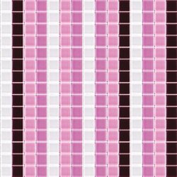 COTTO โมเสค กลาส สไตรปพ์ ชมพู(06S) 12x12 GA (จำนวน 1 แผ่น)
