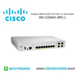 EOL WS-C2960C-8PC-L (Cisco Catalyst 2960C Switch 8 FE PoE, 2 x Dual Uplink,Lan Base) ** WS-C2960L-8PS-LL