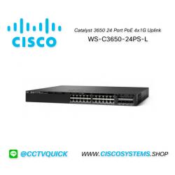 EOL WS-C3650-24PS-L (Cisco Catalyst 3650 24 Port PoE 4x1G Uplink LAN Base) C9300L-24P-4G-E