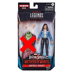 Hasbro Marvel Legends Series Doctor Strange In The Multiverse of Madness America Chavez 6-inch Figure ฮาสโบร มาร์เวล เลเจนด์ ซีรี่ย์ส หุ่นโมเดลฟิกเกอร์ ด็อกเตอร์ สเตรนจ์ อิน ดิ มัลติเวิร์ส ออฟ แมดเนส อเมริกา ชาเวซ ขนาด 6 นิ้ว (No BAF) ลิขสิทธิ์แท้
