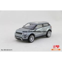 โมเดลรถ Land Rover Range Rover Evoque 2 ประตู สีเทา Scale 1:34-1:39
