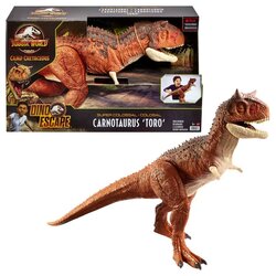 Mattel Jurassic World Super Colossal Carnotaurus Toro (HBY86) แมทเทล จูราสสิค เวิลด์ ของเล่นแอ็กชั่นฟิกเกอร์ไดโนเสาร์ คาร์โนทอรัส โทโร่