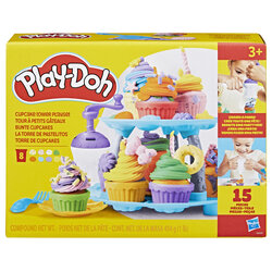 Hasbro Play-Doh Cupcake Tower Playset ฮาสโบร แป้งดินน้ำมันเด็ก เพลย์โดว์ คัพเค้ก ทาวเวอร์ เพลย์เซ็ท ลิขสิทธิ์แท้