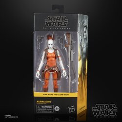 Hasbro Star Wars The Black Series Aurra Sing 6-inch-scale Figure ฮาสโบร สตาร์ วอร์ส เดอะ แบล็ค ซีรีส์ หุ่นโมเดลฟิกเกอร์ ออร์ร่า ซิง ขนาด 6 นิ้ว ลิขสิทธิ์แท้