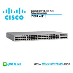 C9200-48P-E (Catalyst 9200 48-port PoE+, Network Essentials)