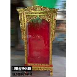 ตู้พัดยศลายดอกไม้