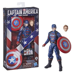 Hasbro Marvel Legends Series Avengers 6-inch Scale Captain America John F. Walker Figure ฮาสโบร มาร์เวล เลเจนด์ หุ่นโมเดลฟิกเกอร์ กัปตัน อเมริกา จอห์น เอฟ วอล์กเกอร์ ขนาด 6 นิ้ว ลิขสิทธิ์แท้