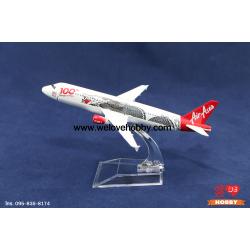 โมเดลเครื่องบิน แอร์เอเชีย Air Asia (Airbus A320) ลายมังกร