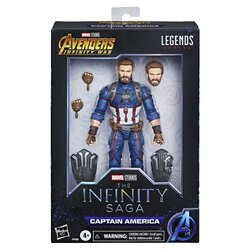 Hasbro Marvel Legends Series Captain America Avengers Infinity Saga 6-inch Scale Figure (Walmart Exclusive) ฮาสโบร มาร์เวล เลเจนด์ หุ่นโมเดลฟิกเกอร์ กัปตัน อเมริกา ขนาด 6 นิ้ว ลิขสิทธิ์แท้