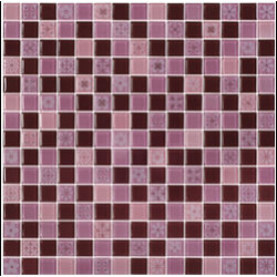 COTTO โมเสค กลาส เบลนด์ ฟลอร่า07 ชมพู(06S)(12x12)GA (จำนวน 1 แผ่น)