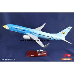 โมเดลเครื่องบิน นกแอร์ Nok Air (Boeing737) สีฟ้า ประเทศไทย ลำใหญ่
