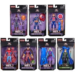Hasbro Marvel Legends Series Disney+ Set of 7 What If (The Watcher BAF) 6-inch Scale Figure ฮาสโบร มาร์เวล เลเจนด์ ซีรี่ย์ส ดิสนี่ย์ พลัส วอท อีฟ ครบเซ็ต7ตัว พร้อม BAF เดอะ วอทเชอร์ ลิขสิทธิ์แท้