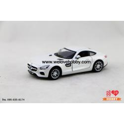 โมเดลรถ Mercedes-Benz AMG GT สีขาว Scale 1:36