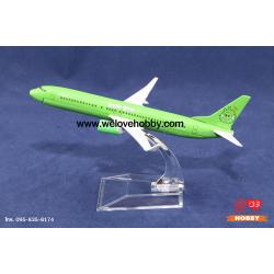 โมเดลเครื่องบิน Nok Air นกแอร์ ลาย Angry Birds สีเขียว ประเทศไทย
