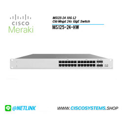 MS125-24-HW (Meraki MS125-24 10G L2 Cld-Mngd 24x GigE Switch)