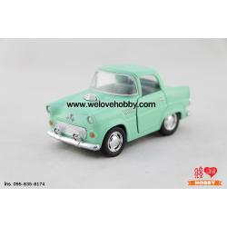 โมเดลรถคลาสสิค 1955 Ford Thunderbird ไซส์เล็ก สีเขียว Scale : 4”