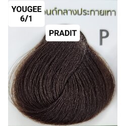 ยูจี ไฟโทน แฮร์ คัลเลอร์ ครีม 6.1 สีบลอนด์กลางประกายเทา 200 กรัม