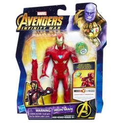 HASBRO MARVEL AVENGERS 6 INCH INFINITY WAR IRON MAN WITH INFINITY STONE FIGURE ฮาสโบร มาร์เวล อเวนเจอร์ หุ่นโมเดลฟิกเกอร์ ไอรอนแมน 6 นิ้ว พร้อมกับอัญมณี อินฟินิตี้ สโตน ลิขสิทธิ์แท้