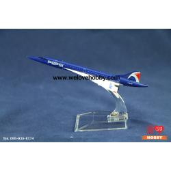 โมเดลเครื่องบิน Pepsi เป๊ปซี่ (Concorde) สีน้ำเงิน สหรัฐอเมริกา