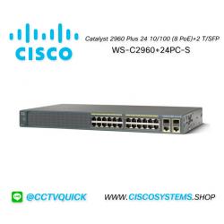 EOL WS-C2960+24PC-S (Cisco Catalyst 2960 Plus 24 10/100 PoE + 2 T/SFP LAN Lite) ** C1000-24FP-4G-L